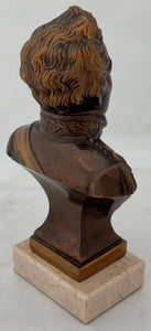 The Duke of Wellington 19th Century Bronzed and Gilt Metal Bust.