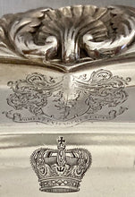 Georgian, George IV, Silver Meat Tray, Arms of Neeld & Karadordevic Crown of Serbia. London 1828 John Bridge. 79 troy ounces.