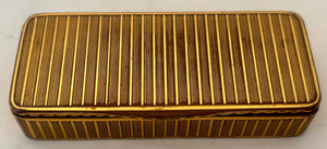19th Century Gilt Metal Snuff Box.