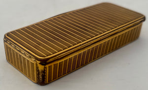 19th Century Gilt Metal Snuff Box.