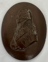 Vice Admiral Lord Horatio Nelson 19th Century Portrait Profile Plaque, After John de Vaere.