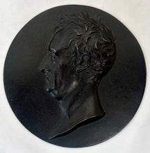 Johann Wolfgang von Goethe (1740 - 1832), Cast Iron Roundel. After Leonhard Posch.