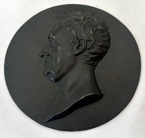 Johann Wolfgang von Goethe (1740 - 1832), Cast Iron Roundel. After Leonhard Posch.