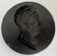 Johann Wolfgang von Goethe (1740 - 1832), Cast Iron Roundel. After Leonhard Posch.