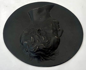 Johann Wolfgang von Goethe (1740 - 1832), Cast Iron Roundel. After Leonhard Posch.
