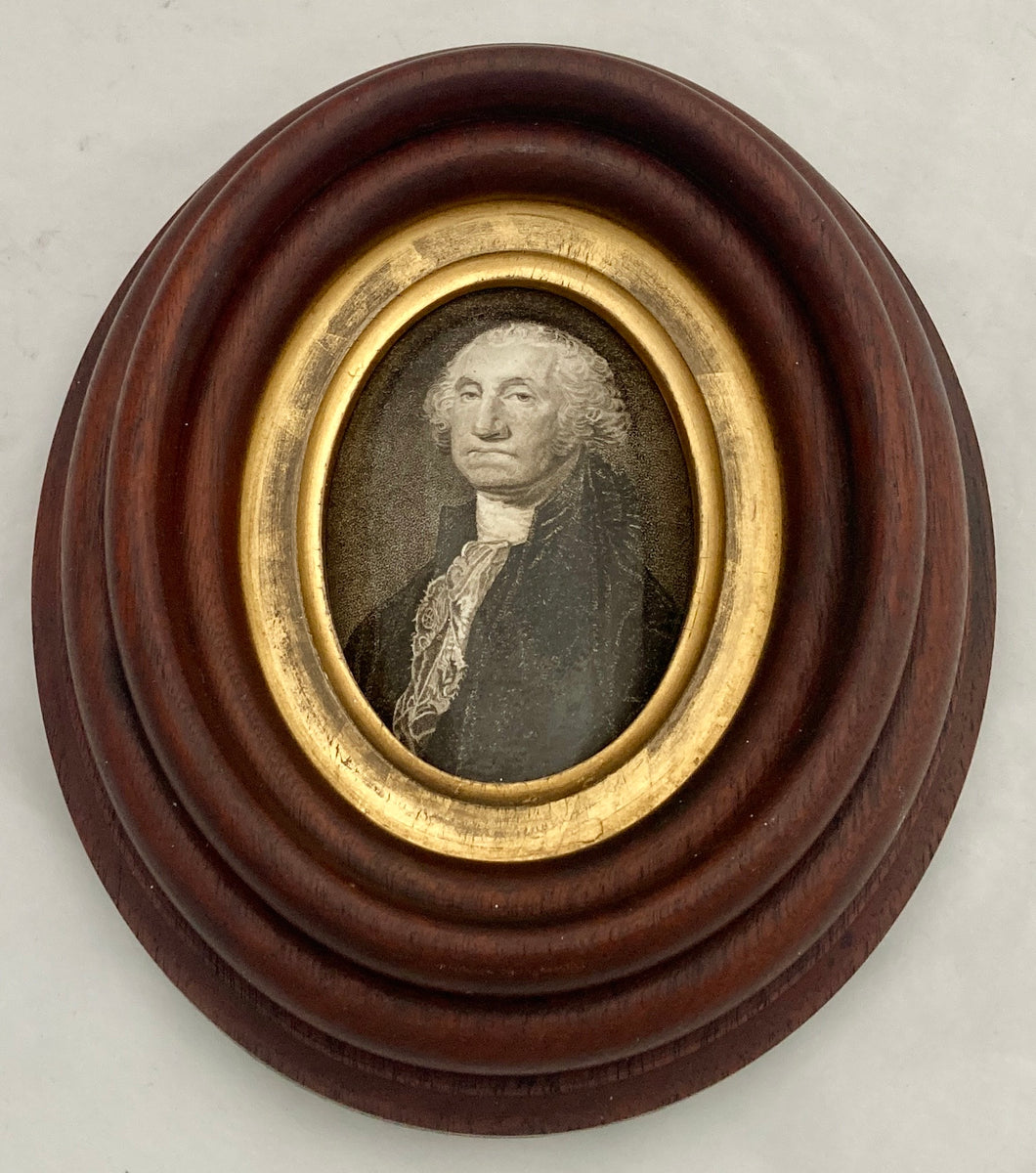 Revolutionary Wars & Declaration of Independence; George Washington Ceramic Plaque