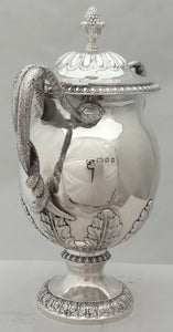 George V Silver Cup & Cover. London 1926 Wakely & Wheeler. 18.6 troy ounces.