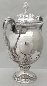 George V Silver Cup & Cover. London 1926 Wakely & Wheeler. 18.6 troy ounces.
