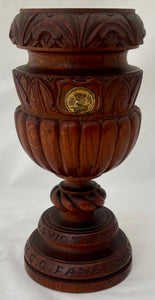 Admiral Sir Charles George Fane Oak Chalice, 'A Relic of HMS Victory'.