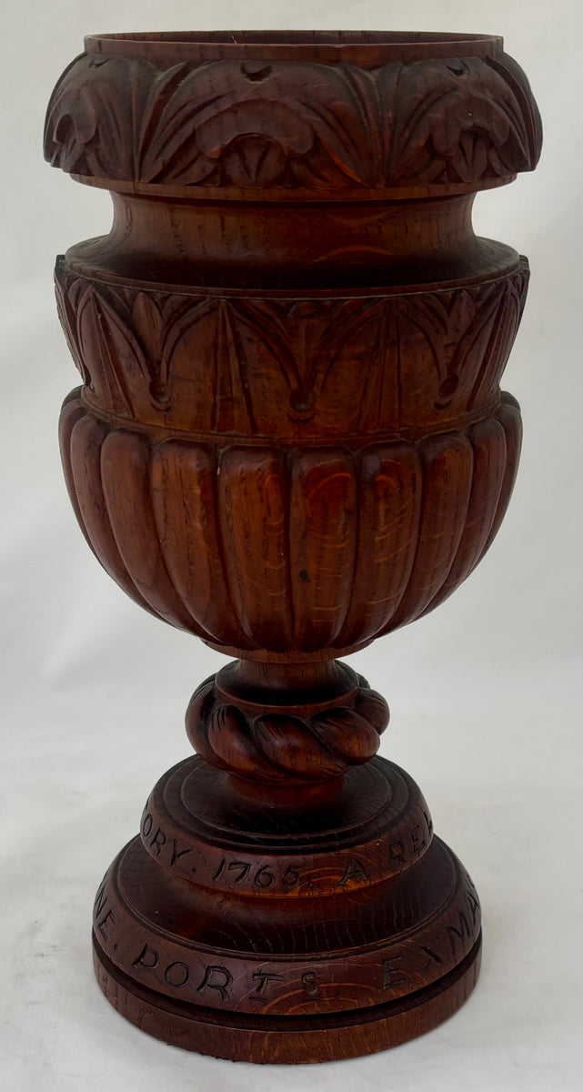 Admiral Sir Charles George Fane Oak Chalice, 'A Relic of HMS Victory ...