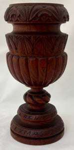 Admiral Sir Charles George Fane Oak Chalice, 'A Relic of HMS Victory'.