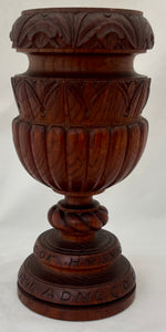 Admiral Sir Charles George Fane Oak Chalice, 'A Relic of HMS Victory'.
