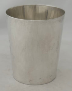 19th Century Silver Plated Beaker. Thomas, New Bond Street, London.
