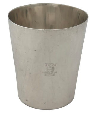 19th Century Silver Plated Beaker. Thomas, New Bond Street, London.
