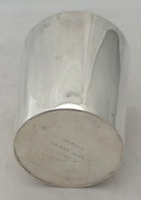 19th Century Silver Plated Beaker. Thomas, New Bond Street, London.