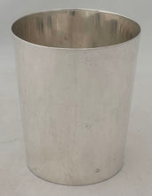 19th Century Silver Plated Beaker. Thomas, New Bond Street, London.