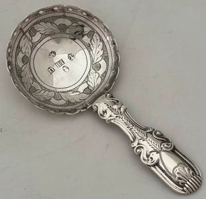 George III Silver Caddy Spoon. Birmingham 1818, John Bettridge.