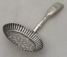 George III Silver Caddy Spoon. Birmingham 1816.