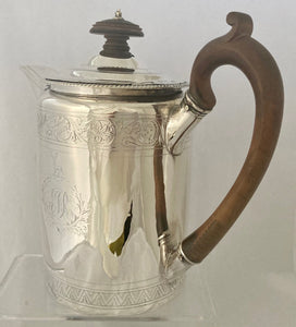 Georgian, George III, Silver Coffee Biggin. London 1804 Robert Hennell I & Samuel Hennell. 17 troy ounces.