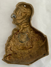 The Duke of Wellington Gilt Metal Portrait Profile Bust.