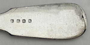 Georgian, George III, Close Plated Fish Slice, circa 1810.