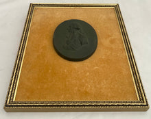 Vice-Admiral Viscount Nelson Framed Black Basalt Relief Portrait Plaque.
