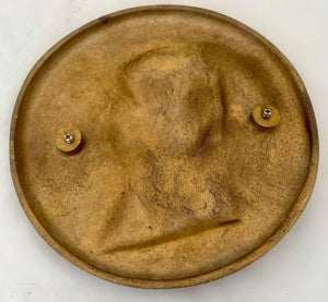 General Bonaparte Bronze Portrait Profile Plaque, After Louis Simon Boizot.