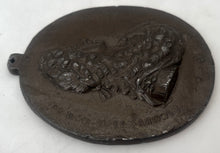 James II (1633 - 1701) Uniface Portrait Profile Bust Medallion.