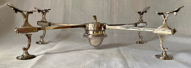 Mid 19th Century Silver Plated Dish Cross & Warmer.