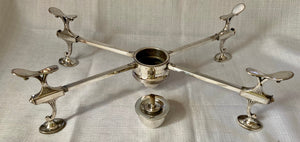 Mid 19th Century Silver Plated Dish Cross & Warmer.