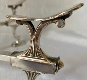 Mid 19th Century Silver Plated Dish Cross & Warmer.