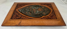 'Made From The Old Foudroyant' Oak Plaque & Copper Shield.