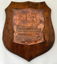 The Death of Vice-Admiral Horatio Viscount Nelson Centenary Plaque, Made with Copper from HMS Victory.