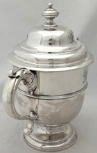 George II Silver Cup & Cover, Arms of Fownes & Ilbert. London 1732, Francis Pages. 40.8 troy ounces.