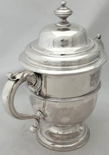 George II Silver Cup & Cover, Arms of Fownes & Ilbert. London 1732, Francis Pages. 40.8 troy ounces.