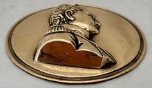 Napoleon Bonaparte Gilt Metal Portrait Profile Bust Roundel.