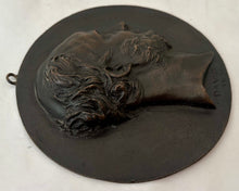 Louis de Potter, Belgian Revolutionary, Bronze Portrait Profile Roundel, After David D'Angers.