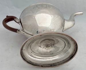 Georgian, George III, Old Sheffield Plate Pedestal Coffee Pot, Circa 1810.