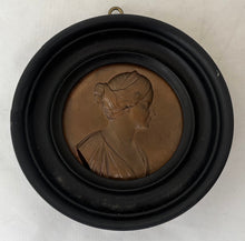 Barbara Palmer, (Villiers) 1st Duchess of Cleveland (1640 - 1709), Bronze Portrait Medallion, After John Roettier.