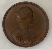 Barbara Palmer, (Villiers) 1st Duchess of Cleveland (1640 - 1709), Bronze Portrait Medallion, After John Roettier.