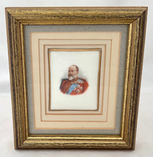 Edward VII Ceramic Portrait Plaque.
