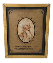 Captain Richard Burges, HMS Ardent & The Battle of Camperdown, Portrait Miniature. After John Smart.