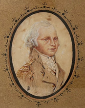 Captain Richard Burges, HMS Ardent & The Battle of Camperdown, Portrait Miniature. After John Smart.