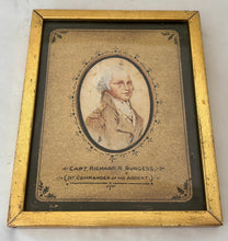 Captain Richard Burges, HMS Ardent & The Battle of Camperdown, Portrait Miniature. After John Smart.