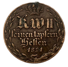 The Napoleonic Campaigns of 1814/15, Hesse-Kassel Bronze Medal Made From Captured French Cannon.