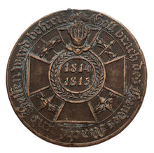 The Napoleonic Campaigns of 1814/15, Hesse-Kassel Bronze Medal Made From Captured French Cannon.