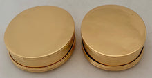Pair of George I Style Silver Gilt, Britannia Standard, Oval Tobacco Boxes. London 1968 Collingwood & Co. 10.6 troy ounces.
