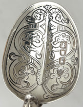 Coronation of Edward VII Silver Anointing Spoon. London 1902, Walter, Michael & John Barnard, with Robert Dubock.