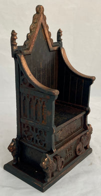 St Edward's Chair 1953 Queen Elizabeth II Coronation Money Box.