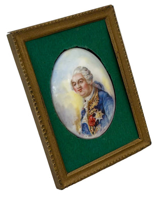 Louis XVI Ceramic Portrait Plaque.